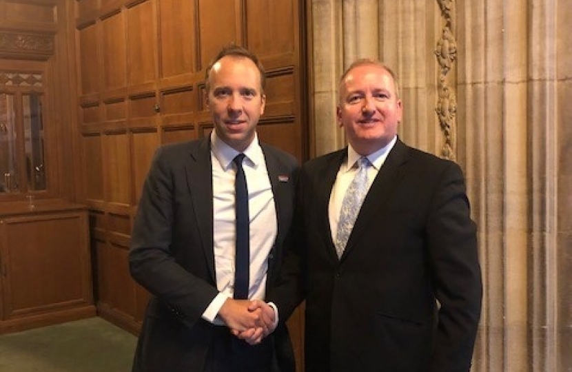 Mark Pritchard MP Matt Hancock - 04.10.2019