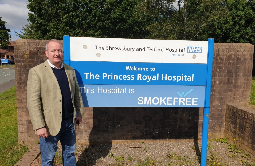 Mark Pritchard Princess Royal Hospital Telford