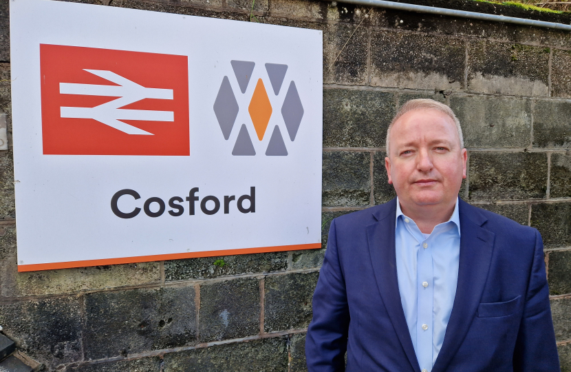 Mark Pritchard MP Cosford Railway Station