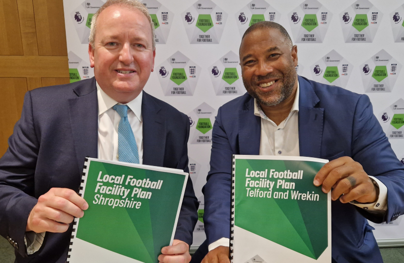 Mark Pritchard MP and John Barnes