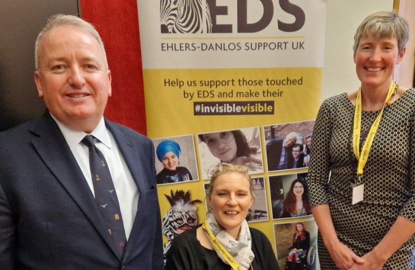 Mark Pritchard MP Ehlers-Danlos Support UK