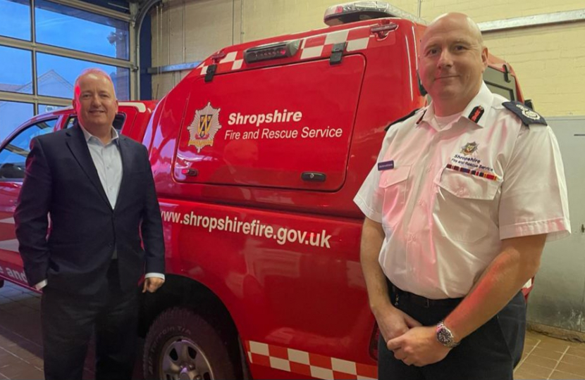 Mark Pritchard MP Newport Fire and Rescue Service