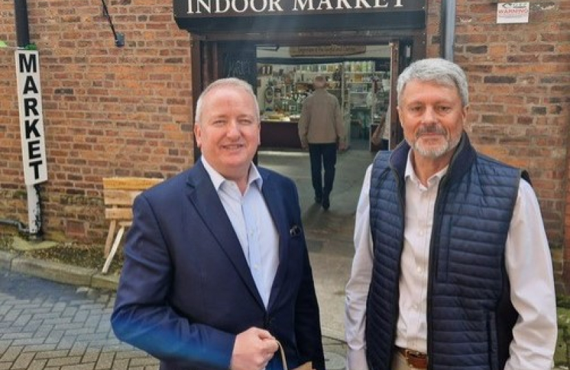 Mark Pritchard Tim Nelson Newport Indoor Market