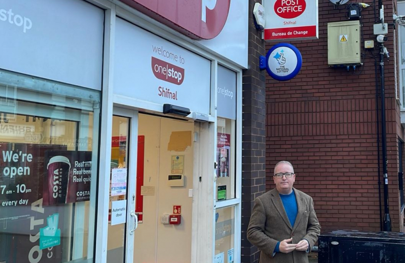 Mark Pritchard MP Shifnal Post Office