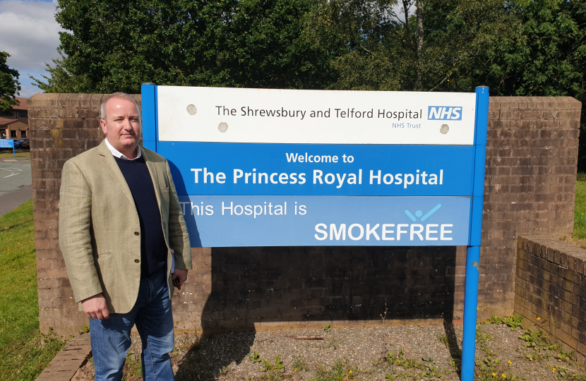 Mark Pritchard MP Princess Royal Hospital Telford