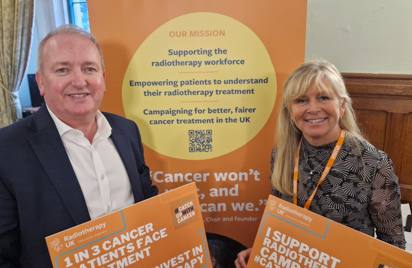 Mark Pritchard MP Radiotherapy UK