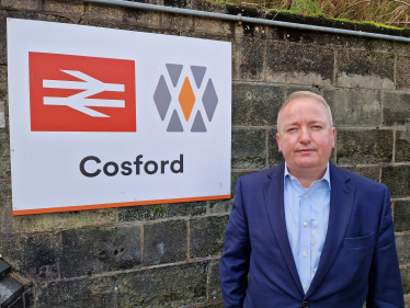 Mark Pritchard MP Cosford Railway Station