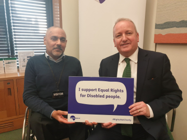 Mark Pritchard MP Kamran Malik Disability Rights UK