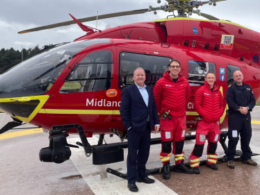 Mark Pritchard MP Midlands Air Ambulance