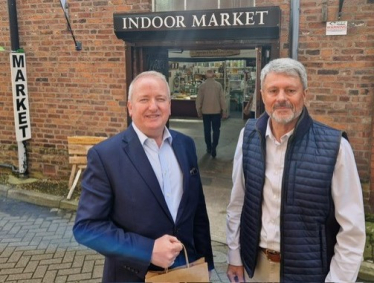 Mark Pritchard Tim Nelson Newport Indoor Market