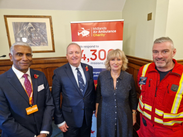 Mark Pritchard MP Midlands Air Ambulance Charity