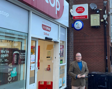 Mark Pritchard MP Shifnal Post Office